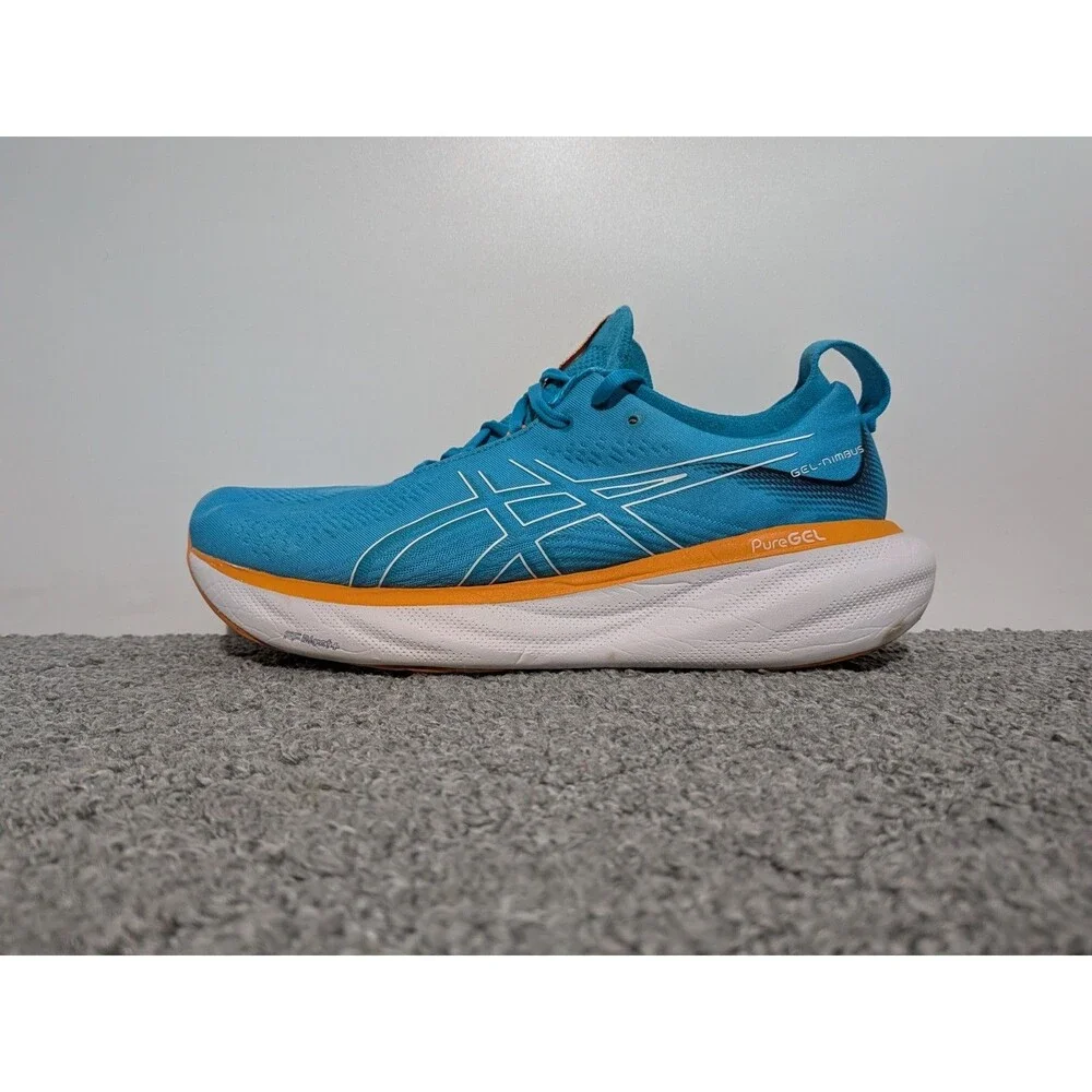 Asics Gel Nimbus 25 Running Shoes Mens Size 12 Blue